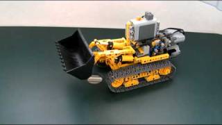 Lego Technic  Crawler Loader With Autovalves By Nico71 [upl. by Anirtek424]