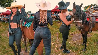 The Most Beautiful Women Riding Horses in Colombia 😍 [upl. by Mcknight]