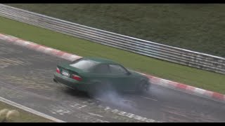 Touristenfahrten 12 10 2014 CRASHES SPIN ACTION Nordschleife Nurburgring [upl. by Zielsdorf]