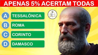 12 PERGUNTAS BÍBLICAS DE NÍVEL FÁCIL MÉDIO E DIFÍCIL  QUIZ BÍBLICO [upl. by Nirret]