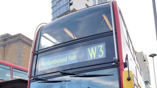 Full Journey Route W3 Finsbury Park  Northumberland Park [upl. by Winni]