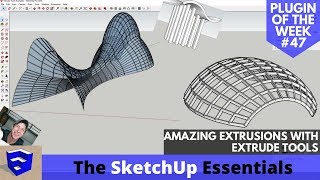 AMAZING Extrusions in SketchUp with Extrude Tools  ALL TOOLS EXPLAINED  Extension of the Week 47 [upl. by Shishko594]