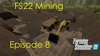 Layer 1 done  FS22 Gold Mining  Episode 8 [upl. by Nylyrehc]