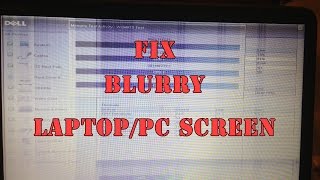 How to fix blur or double colour PCLaptop Screen [upl. by Freytag]