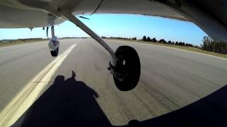 Mounting amp Balancing Small Airplane Tires [upl. by Camala]