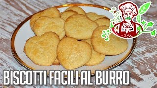 BISCOTTI AL BURRO ricetta facile fatta in casa ricetteflash [upl. by Hayyifas281]