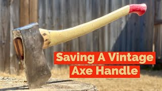 The Best Way To Save A Vintage Axe Handle [upl. by Anina949]