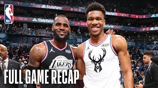 TEAM LEBRON vs TEAM GIANNIS  2019 NBA AllStar Game  February 17 2019 [upl. by Aiuqat]