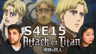 First Reaction to Attack on Titan Zeke Yaeger Inherits The Beast Titan S4E15  AnimeDistraction [upl. by Johnston]