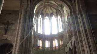 MONTSAINTMICHEL inside the abbey church [upl. by Slaughter]