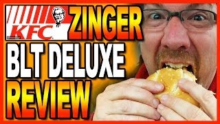 KFC Zinger BLT Deluxe Combo Review  Taco Bell Confusion [upl. by Saylor539]