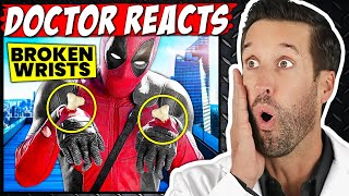 ER Doctor REACTS to Marvels Deadpool Fight Injuries [upl. by Dougherty]