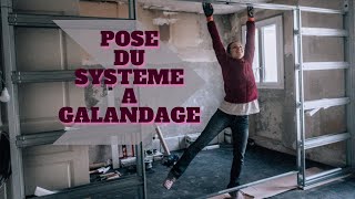 Installation du SYSTEME A GALANDAGE Eclisse  double porte coulissante dans une cloison [upl. by Madai766]