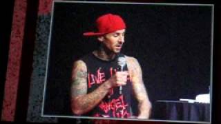 Travis Barker Does Guitar Hero World Tour [upl. by Enaed]