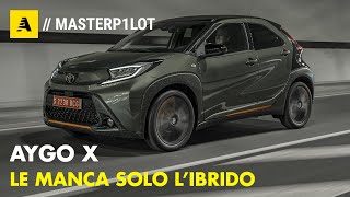 Nuova Toyota AYGO X 2022  Crossover da 13500 euro Prova su strada [upl. by Tserrof454]