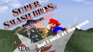 Smash Bros Melee but i suck at the game [upl. by Menendez]