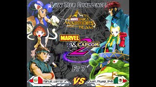 Mvc2 MAHVELWARRIORR vs JuanMiyagi345 Ft 7 CASUAL 180343 FREEMVC2 PSN  PS3 COOL [upl. by Bodrogi]