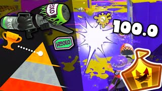 Custom RANGE Blaster DOMINATES The SPLAT BOMB RUSH CHALLENGE Splatoon 3 [upl. by Guillema]