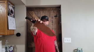 2500 BOWIE KNIFE FULL USE REVIEW DOES IT HOLD UP bowieknife [upl. by Kistner]