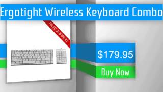 Ergotight Wireless Keyboard Combo [upl. by Gnes]