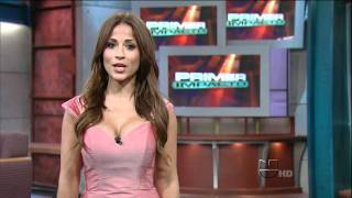 Jackie Guerrido 20110720 Primer Impacto HD Pink dress cleavage [upl. by Merritt]