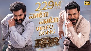 Naatu Naatu Full Video Song Telugu 4K  RRR  NTRRam Charan  MM Keeravaani  SS Rajamouli [upl. by Einnek851]