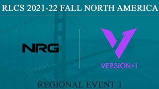 NRG vs V1  RLCS 202122  Fall NA  The General NRG vs Version1  17 October 2021 [upl. by Awram]