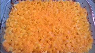 How to make Baked Macaroni amp Cheese Velvetta Version [upl. by Oicnanev]