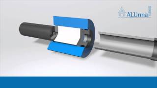 Seamless extrusion of Aluminium Tubes indirect [upl. by Patterman]