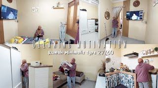 Makeover Tipis Kamar Subsidi Type 2760 Sambil Beberes Seisi Rumah home cleaningmotivation [upl. by Surad442]