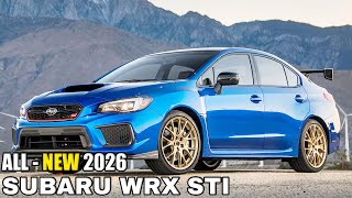 2026 SUBARU WRX STI  OverviewInterior amp Specs [upl. by Enida749]