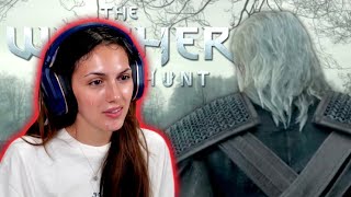 THE WITCHER 3 TRAILER REACTION Killing Monsters The Sword of Destiny A Night To Remember [upl. by Aelahs497]