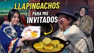 RICOS LLAPINGACHOS para mis AMIGUITOS de la grabación  Doña Empera [upl. by Riba111]