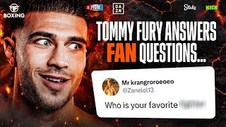 Tommy Fury answers fan questions ahead of KSI fight  Ask me anything [upl. by Melosa]