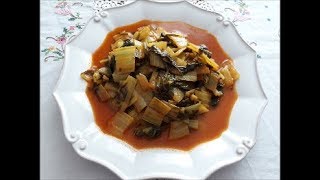 BIETOLE IN PADELLA CON PASSATA DI POMODORO [upl. by Mufi578]