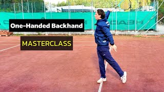 Mastering OneHanded Backhand in Record Time [upl. by Haelem]