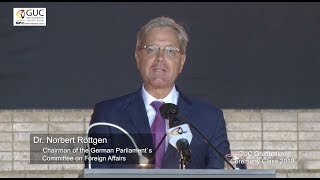 Speech of Dr Norbert Röttgen Chairman of the German Parliaments [upl. by Sehguh]