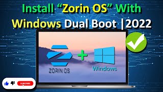 How To Install Zorin OS 161 With Windows Dual Boot 2022 [upl. by Aden83]