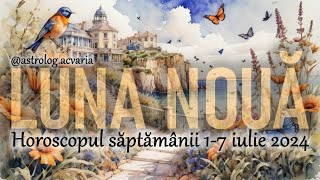 LUNA NOUĂ 🌙 Horoscop 17 IULIE 2024  INTRO 🌼 Horoscope July 17 🌸 Astrolog Acvaria [upl. by Yhtir]