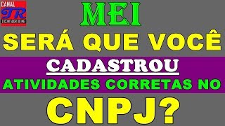 MEI  Quais Atividades Posso Abrir Minha Empresa Veja as Atividades Permitidas do MEI [upl. by Robers]