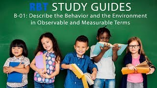 Defining Behaviors  Behavior Technician BT Exam Review [upl. by Vidovik]