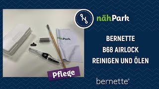 BERNETTE  Coverlock b68 Airlock  reinigen und ölen [upl. by Yrokcaz]