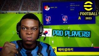 TWO PLAYERS vs A TOP KOREAN 🇰🇷 eFOOTBALL MOBILE PRO PLAYER🔥 [upl. by Acihsay189]