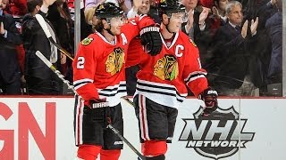 Jonathan Toews Hat Trick [upl. by Hoskinson]