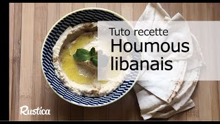 La recette du houmous libanais de pois chiches [upl. by Esiuqcaj]