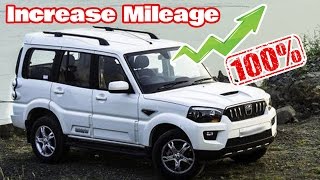 100 Working Trick to Increase Mileage of Mahindra Scorpio [upl. by Ullund]