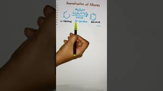 Aromatization of alkanes chemistryshortsalkaneshydrocarbonorganicchemistry [upl. by Brendin]