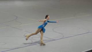 Andressa Pisni  Campeonato Brasileiro de Patinação Artística 2017 [upl. by Jarid769]