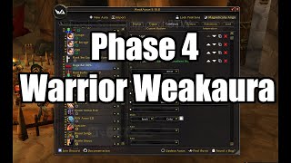 Phase 4 Sod Weakaura Update Fury Prot Warrior [upl. by Katine127]