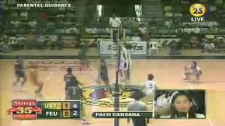 UAAP S72 MV Finals G1 FEU vs UST  Set 2 1 [upl. by Euqinehs887]